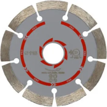 Brusný kotouč Koňařík Diamantový kotouč 115mm x 22,2 SEGMENT PRO