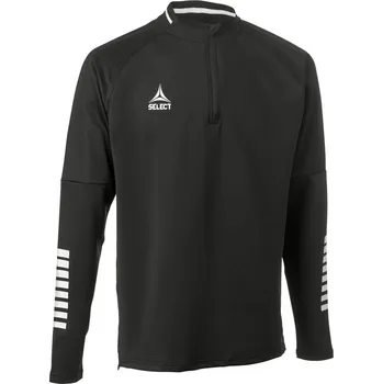 Pánská mikina Tréninková mikina Select Training sweat 1/2 zip Monaco černo bílá Velikost: 14 y