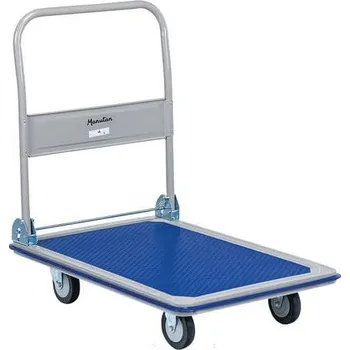 Plošinový vozík se sklopným madlem do 300 kg - Manutan Expert + Prodloužená záruka na 10 let