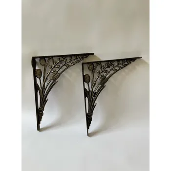 PÁROVÉ KOVOVÉ POLICOVÉ NÁSTĚNNÉ KONZOLE