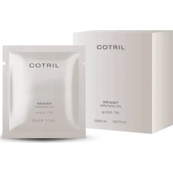 Vlasová regenerace Cotril SOS Scalp detoxikační jíl na vlasovou pokožku 12 x 50 ml