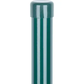 Příslušenství pro plot Sloupek METALTEC RAL6005 kulatý, zelený, Zn+PVC, 48/2000/1,50mm SL431255XX