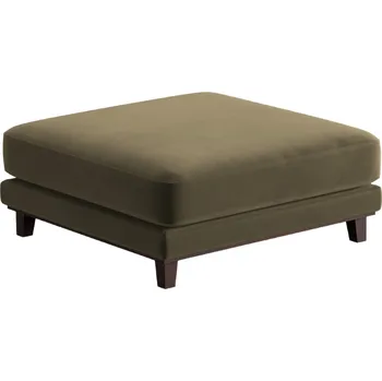 Taburet Windsor & Co Sametová podnožka Leon 108 x 108 cm