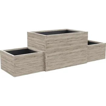 Vyvýšený záhon Vyvýšený záhon DUB Terassa 260 x 80 x 80 cm dřevěný