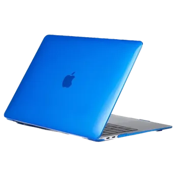 Pouzdro na mobilní telefon Barevný plastový ochranný průhledný kryt pro Macbook Pro 13,3" (A1706/A1708/A2159/A1989/A2251/A2289/A2338) Barva: Tmavě modrá