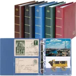 Lindner LOTOS albové desky na pohlednice Barva: Vínová