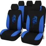Autopotahy do auta - Drak - modré (Universální potahy do auta)