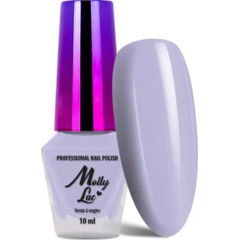 Přípravek na nehty Klasický lak na nehty,10ml - Molly 368 (šeříkový lak na nehty, vysoký lesk, výdrž až 12 dní) (Fialový lak na nehty, 10ml)