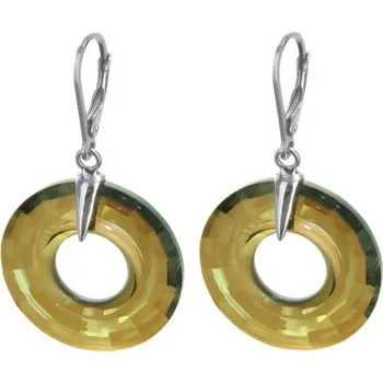 Náušnice Argento 63527 Stříbrné náušnice - křišťál Swarovski