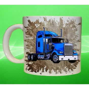 nákladní auto Kenworth 11 hrnek 75ml (hrnek s náklaďákem)