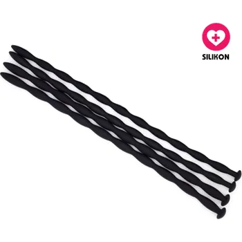 VšeNaSex.cz Sada 4 dilatátorů Silicone Beaded Pin - M