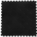 Sedco PVC podlaha do garáží, skladů, hal ,tělocvičen ECO - T LOCK - DIAMOND - 498x498x6,5 mm Šedá