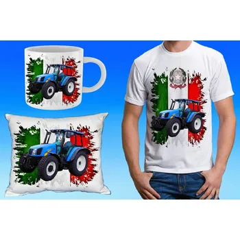 Pánské tričko New Holland T5050 dárkový set 116 (dárkový set s traktorem )