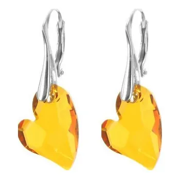 Náušnice Argento 63358 Stříbrné náušnice - srdíčka