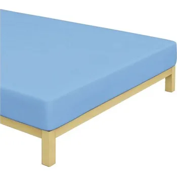 Prostěradlo TipTrade s.r.o. Jersey prostěradlo Středně Modré 180x200cm Barva: 500 - Středně Modré, Velikost: 180x200cm