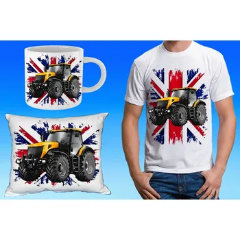 Pánské tričko JCB 7230 dárkový set s traktorem 116 (dárkový set s traktorem )