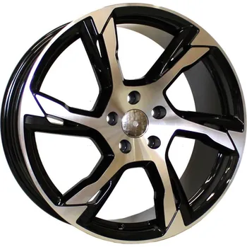 Alu kolo Alu kola Racing Line B1175, 20x8.5 5x108 ET42.5, černá + leštění