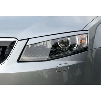 Tuning Kryty světlometů (mračítka), černý lesklý "klavírlak" - Škoda Octavia III. (Kryty světlometů pro Škoda Octavia III. od r.v. 2013)
