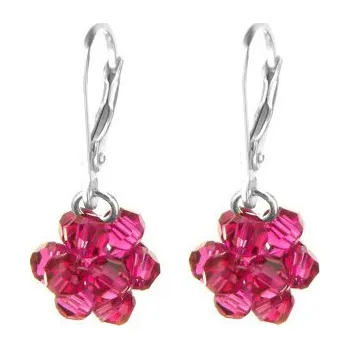 Náušnice Argento 64005 Stříbrné náušnice - křišťály Swarovski