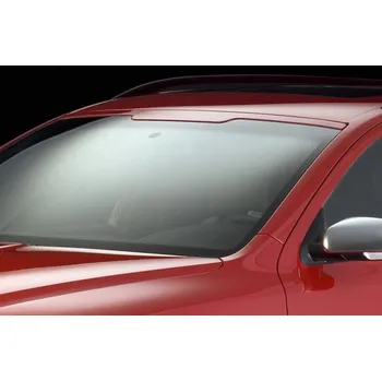 Tuning Clona předního okna, černý lesklý "klavírlak" - Škoda Octavia II. Facelift (Clona předního okna pro Škoda Octavia II. 2004-2012)