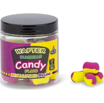 Nástraha Anaconda wafter dumbells Candy fluo shellfish-plum 20x24mm 90g