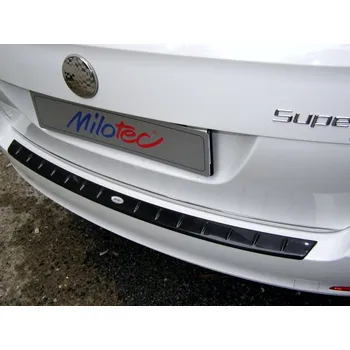 Tuning Práh pátých dveří s výstupky, černá metalíza - Škoda Superb II. Combi (Práh pátých dveří pro Škoda Superb II. Combi 2010-2015)