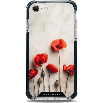 Pouzdro na mobilní telefon Odolný obal Mobiwear MagSafe Elite Bumper - Apple iPhone 7 / 8 / SE 2020 / SE 2022 - D012D Vlčí máky (Odolný kryt, pouzdro, obal Mobiwear Elite Bumper na mobil Apple iPhone 7 / 8 / SE 2020 / SE 2022 - D012D Vlčí máky, materiál Plast + TPU silikon + kov -)