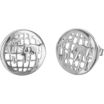 Náušnice Argento 66787 Stříbrné náušnice - zeměkoule
