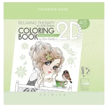 Antistresové omalovánky Kolorowanka antystresowa 200x200 Fairies Brokat