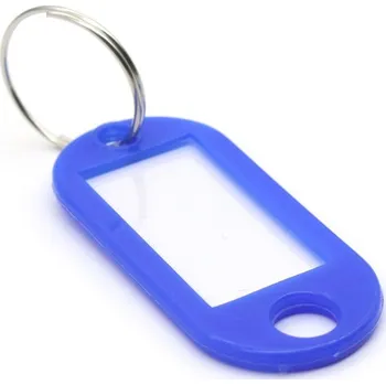 Rozlišovač klíče Visačka s kroužkem modrá