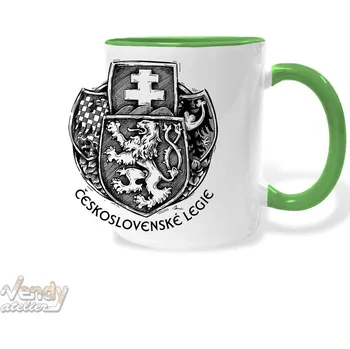 Hrnek - Československé legie Barva: Zelená
