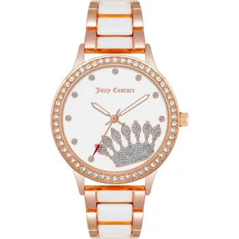 Hodinky Dámské hodinky Juicy Couture JC1334RGWT Růžová Bílá (Ø 38 mm)
