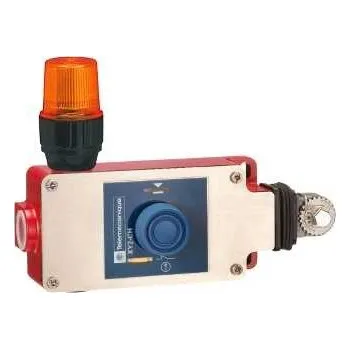 vypínač a zásuvka XY2CH13293 Spínač nouz. zastav. ovládaný lankem XY2 CH, 2V+1Z, sig. 24V, kryté tlačítko, Schneider Electric