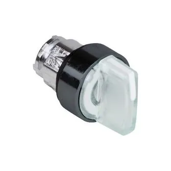 vypínač a zásuvka ZB4BK15137 Bílá prosvět. ovl. hlavice otočná ? 22 3-polohy s návratem, Schneider Electric