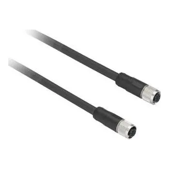elektrický kabel XZCPV1141L5 Kabel s konektorem XZ -samice přímá, M12, 4 pin, kabel PVC 5m, Schneider Electric