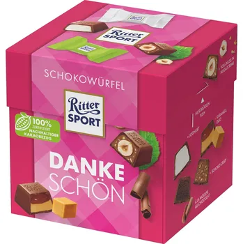 RITTER SPORT KRABIČKA MINI ČOKOLÁDEK DANKESCHÖN 176g NĚMECKO!