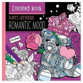 Antistresové omalovánky Kolorowanka antystresowa 250x250 Romantic Mood TW
