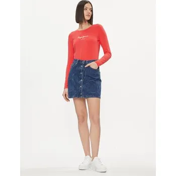 Dámská sukně Pepe Jeans Džínová sukně Winnie PL901097 Tmavomodrá Regular Fit S