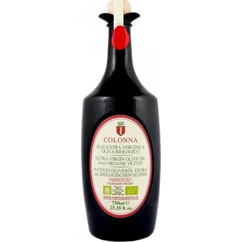 Rostlinný olej BIO extra panenský olivový olej Organic 750 ml z italské farmy Marina Colonna