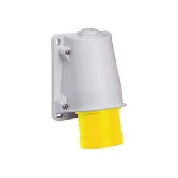 Elektrická zásuvka PKX16W413 Pratika vidlice, úhlová, 16A, 2p+E, 100...130 V AC, IP44, nástěná mont., Schneider Electric