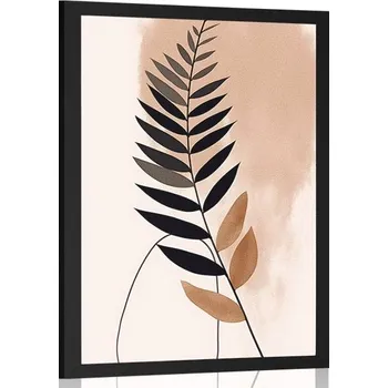 Plakát Dovido Plakát abstraktní botanické tvary kapradina