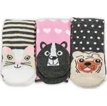 Pidilidi veselé ponožky FUNNY dívčí - 3pack, Pidilidi, PD0136-01, holka Velikost: 27-30