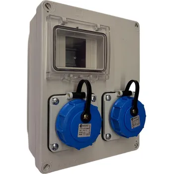 Rozvaděč 43510.20000 IP65 zásuvková kombinace osazená ELEKTRIUM