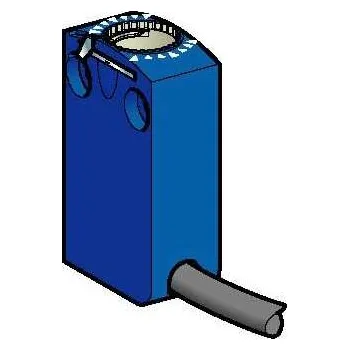 Stykač ZCMD41L2 Tělo poloh. spínače ZCMD, 2Z+2V, stříbro, mžik., připojení, 2m, Schneider Electric