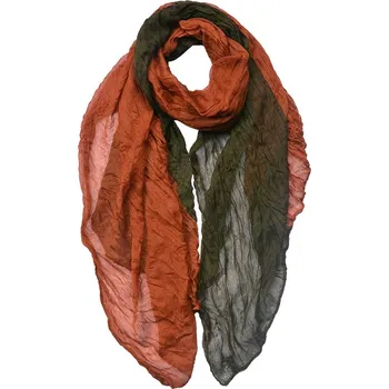 Šátek Zeleno-hnědý dámský šátek - 90*180 cm