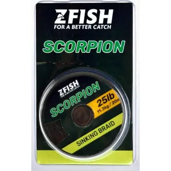 Zfish šňůrka Scorpion Sinking Braid 20m 25lb
