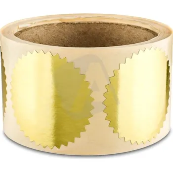 Trodat Zlaté hvězdičky k reliéfnímu razítku, prům. 53 mm, role 250 ks