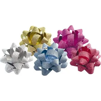 Vánoční dekorace rozetka glitter 1/5 cm 5660244 - MFP Paper s.r.o.