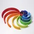 Dřevěná hračka Grimms Rainbow dřevěná skládačka velká, duhová