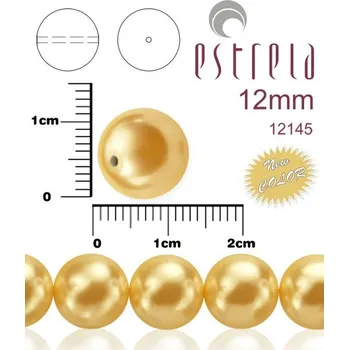 Korálek VOSKOVANÉ korále tvar kulatý. Velikost 12mm. Barva 12145 (béžová). Balení 8ks na návleku.